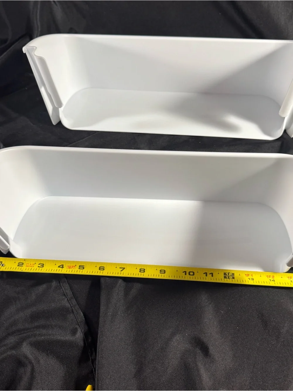 Refrigerator Side Door Bottom Shelf Compatible with Frigidaire 240323001 2-Pack